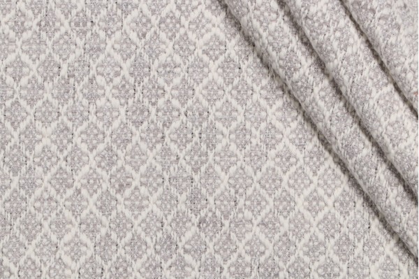 P Kaufmann Laura Woven Upholstery Fabric in Fog