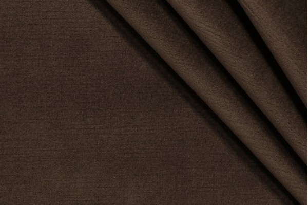 Velvet Upholstery Fabric in Cocoa