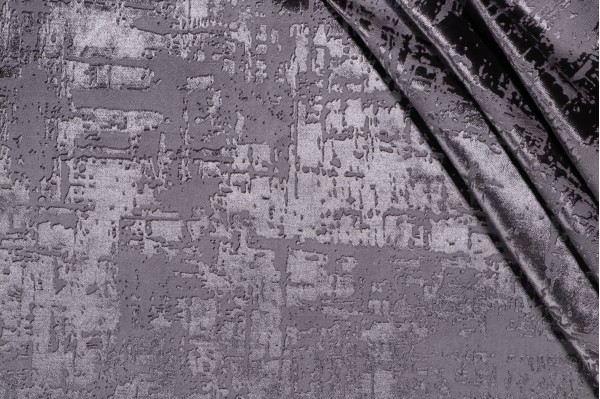 Amie Velvet Upholstery Fabric in Grey