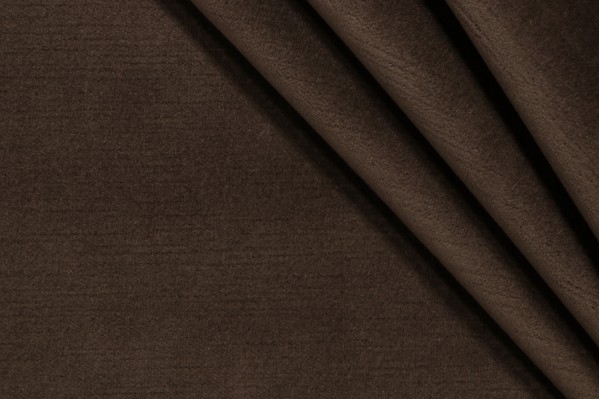 Velvet Upholstery Fabric in Cocoa