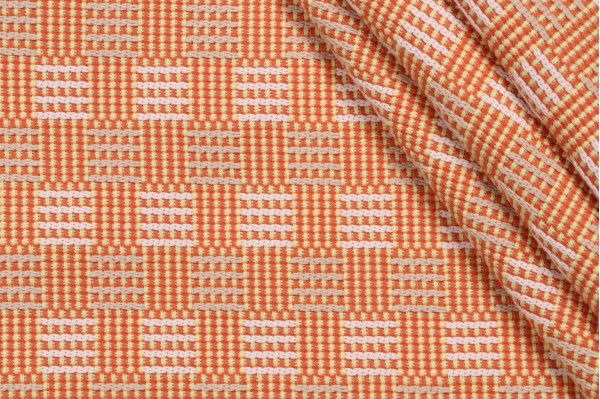 Pierre Frey Espelette Woven Solution Dyed Acrylic Outdoor Fabric in Agrume