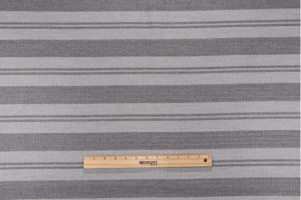 Click for 2 Yards Pindler & Pindler Vintage Stripe 7460 Woven Solution Dyed Acrylic Outdoor Fabric in Grey Pindler & Pindler Vintage Stripe 7460 Woven Solution Dyed Acrylic Outdoor Fabric in Grey