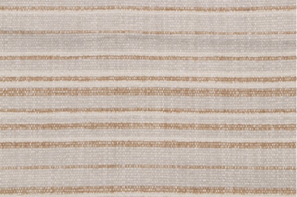 Perennials Stripe Woven Solution Dyed Acrylic Chenille Outdoor Fabric in Cashew