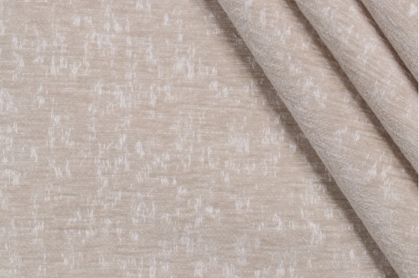 Crypton High Performance Woven Chenille Upholstery Fabric in Bisque