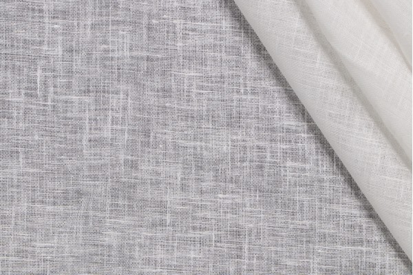 Aura Sheer Drapery Fabric in Cloud