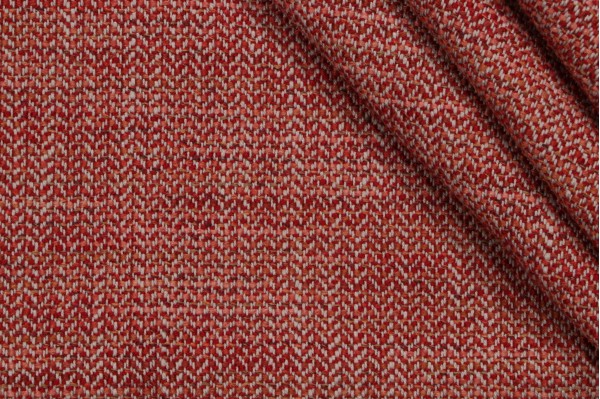 Valdese Weavers Common Sense Woven Crypton Home Finish Upholstery Fabric in Carmine