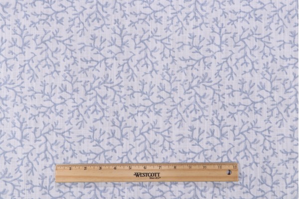 Premier Prints Barrier Reef - Slub Canvas Printed Cotton Drapery Fabric in Mist 