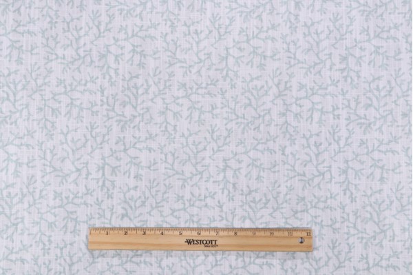 Premier Prints Barrier Reef - Slub Canvas Printed Cotton Drapery Fabric in Silver Springs 