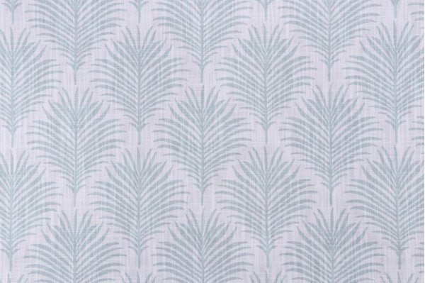 Premier Prints Palmetto - Slub Canvas Printed Cotton Drapery Fabric in Silver Springs 