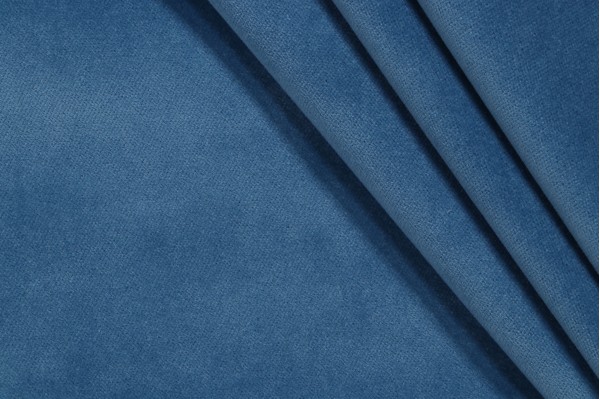 Windsor Ease Performance Velvet Upholstery Fabric in Pacific