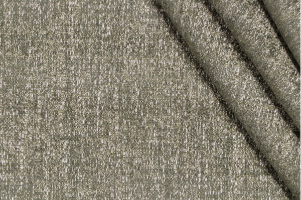 Tonal Chenille Upholstery Fabric in Moss