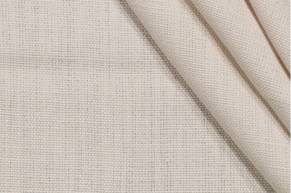 P Kaufmann Slubby Linen Woven Decorator Fabric in Ecru