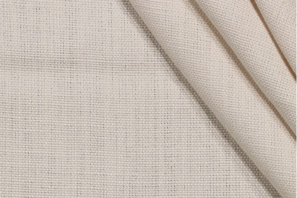 P Kaufmann Slubby Linen Woven Decorator Fabric in Ecru