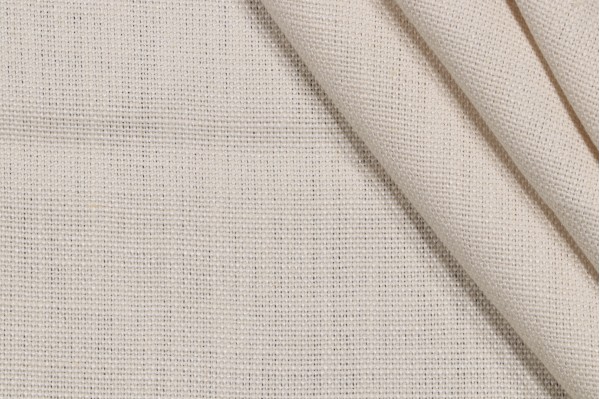 P Kaufmann Slubby Linen Woven Decorator Fabric in Ecru