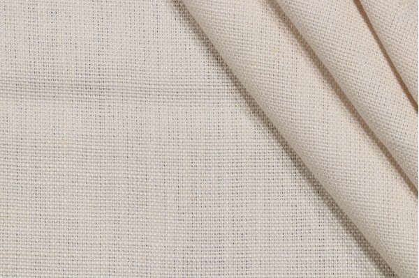P Kaufmann Slubby Linen Woven Decorator Fabric in Ecru