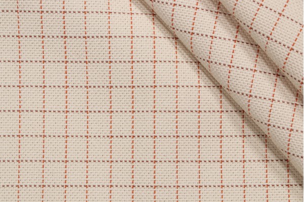 Click for 2.25 Yards Scalamandre Colombier Woven Upholstery Fabric in Orange Spice/Mocha Scalamandre Colombier Woven Upholstery Fabric in Orange Spice/Mocha
