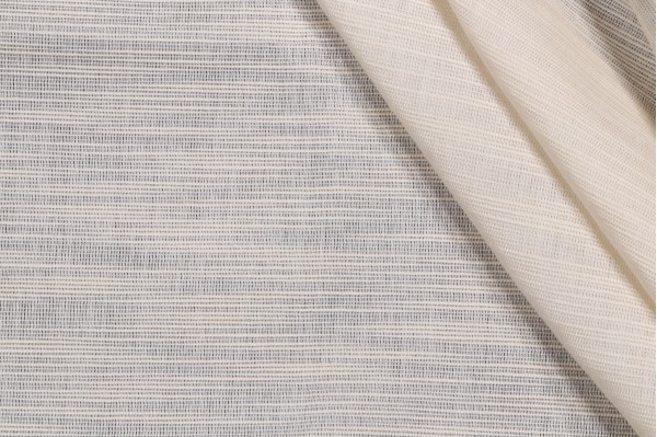 Scalamandre Sea Gaze Sheer Drapery Fabric in Cream