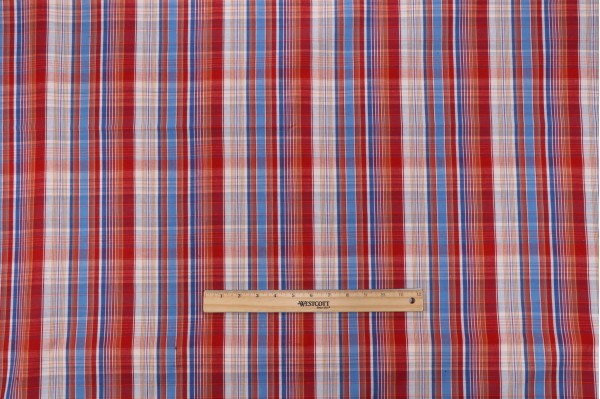 Fonthill Seaton Woven Decorator Fabric in Blue/Orange