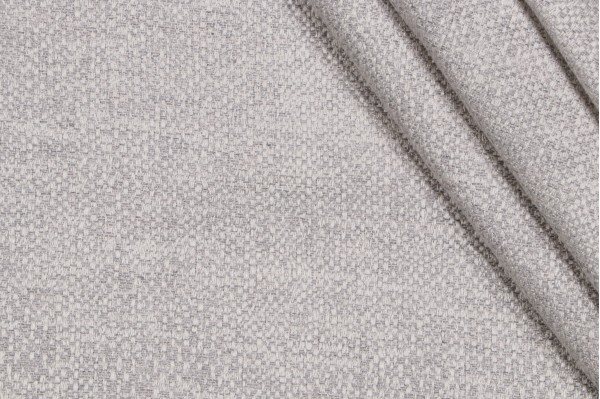 Sunbrella Chartres Woven Solution Dyed Acrylic Outdoor Fabric in Silver