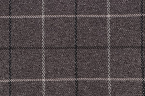 Plaid Woven Decorator Fabric in Graphite