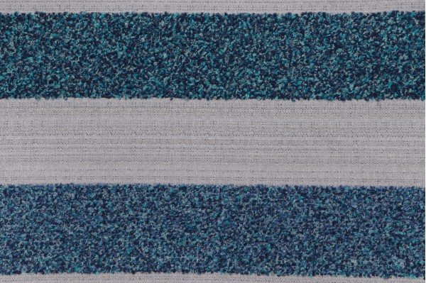 Crypton Stripe High Performance Woven Upholstery Fabric in Ocean Blue