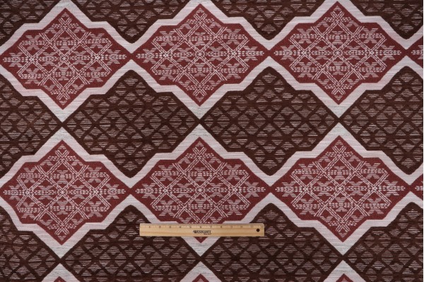 Crypton High Performance Woven Chenille Upholstery Fabric in Rosewood