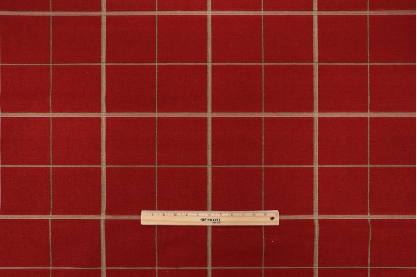 Grey Watkins Carriere Tapestry Upholstery Fabric in Rust