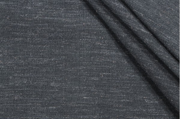 Old World Weavers Woven Decorator Fabric in Black Ice