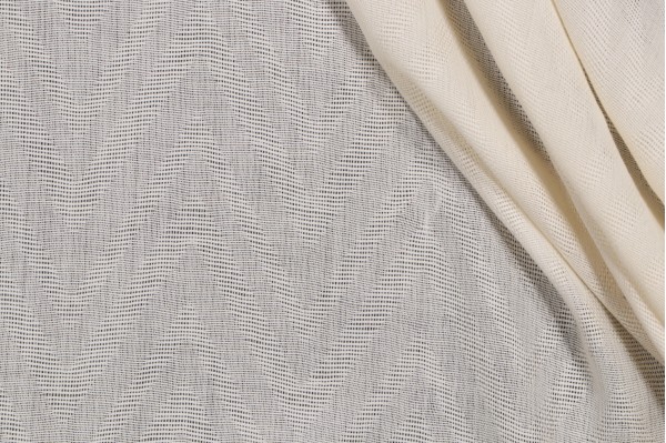 Fonthill Beekman Sheer Drapery Fabric in Ivory