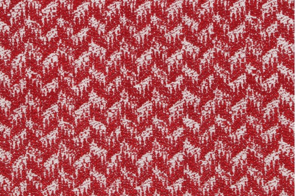 Aldeco Blessed Woven Outdoor Fabric in Samba Red
