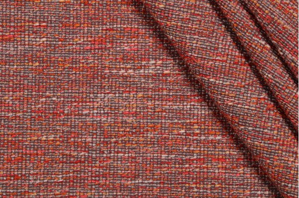 Sonic Woven Upholstery Fabric in Multi Spice