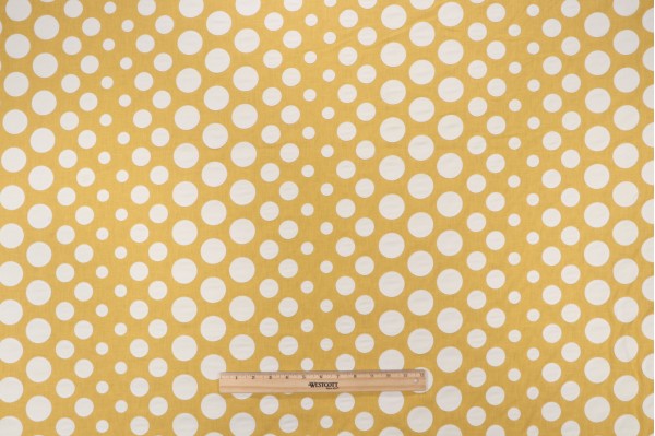 Hilary Farr Cirque Du Hilary Applique Embroidered Drapery Fabric in 8-Daffodil for Covington