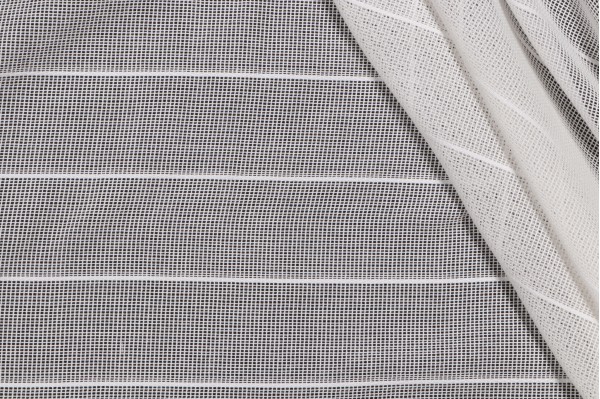 Scalamandre Ocean Vista 108 inch Sheer Drapery Fabric in White