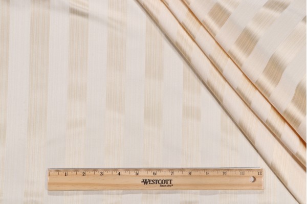 Scalamandre Aviata Silk Decorator Fabric in Beige & Cream
