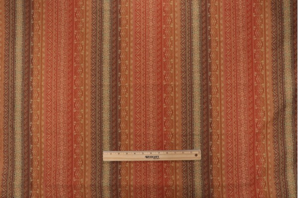 Scalamandre Stripe Woven Decorator Fabric in Sunset
