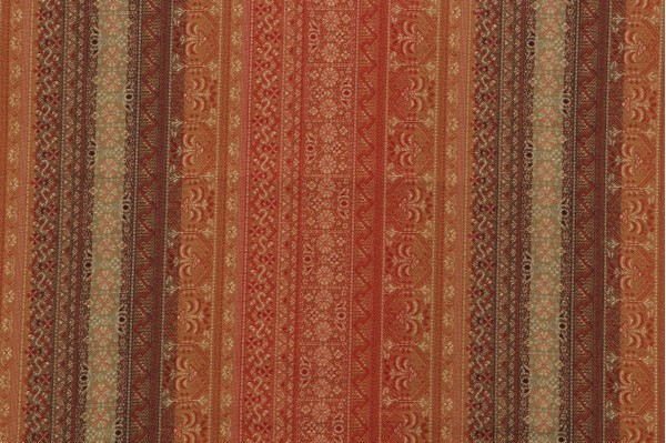 Scalamandre Stripe Woven Decorator Fabric in Sunset