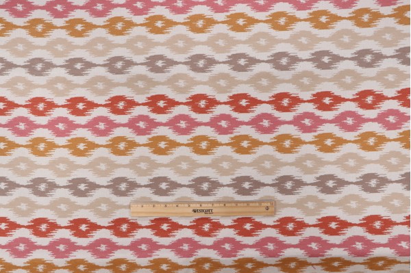 Maxwell Fabrics Annabelle Woven Polyester Chenille Outdoor Fabric in Sunset
