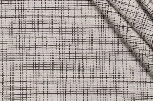 Rose Tarlow Bowood Tweed 733-191 Woven Solution Dyed Acrylic Outdoor Fabric in Salt/Pepper for Perennials