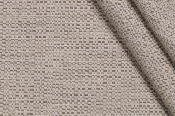 Perennials Raffia 260-61 Woven Solution Dyed Acrylic Outdoor Fabric in Gravel Path