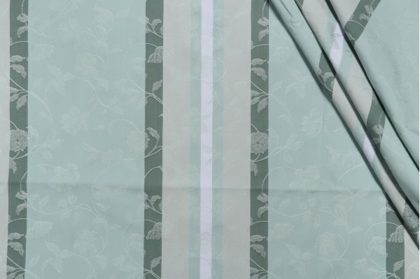 Grey Watkins Damasco Rigato Amboise Damask Decorator Fabric in Mint