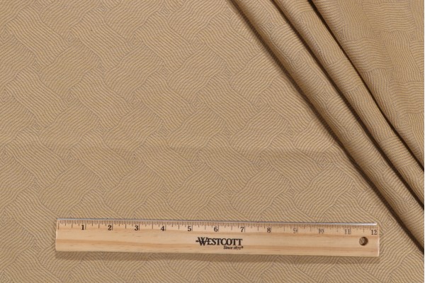 1 Yard Scalamandre Woven Upholstery Fabric in Gold