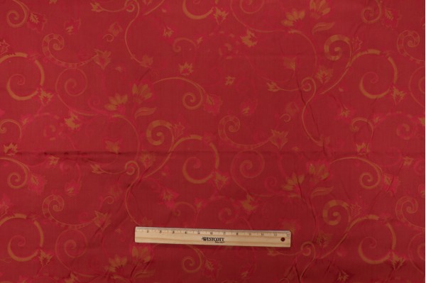 Scalamandre Samarcanda Damask Decorator Fabric in Red