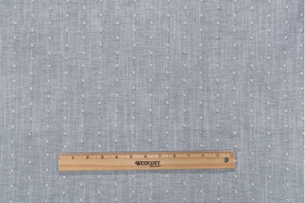 Click for 1.38 Yards Scalamandre Dot Embroidered Drapery Fabric in Mist Scalamandre Dot Embroidered Drapery Fabric in Mist