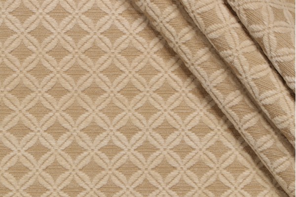 Thibaut Bernard W98674 Woven Chenille Upholstery Fabric in Beige