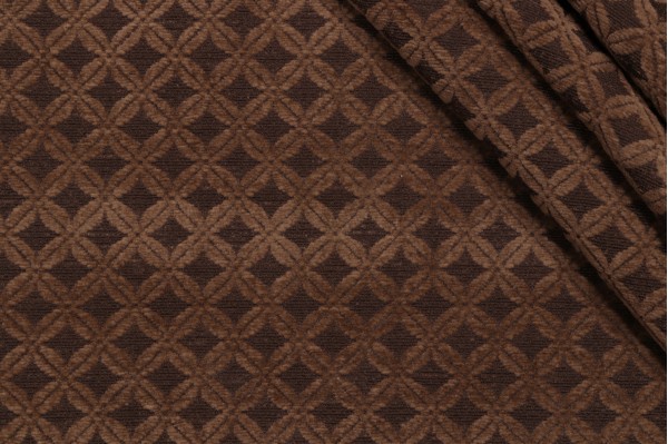 Thibaut Bernard W98678 Woven Chenille Upholstery Fabric in Brown
