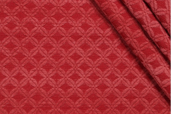 Thibaut Bernard W98677 Woven Chenille Upholstery Fabric in Red