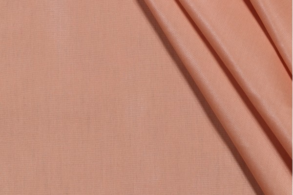 Scalamandre Chintz Printed Polished Cotton Drapery Fabric in Peach