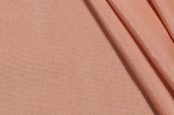 Scalamandre Chintz Printed Polished Cotton Drapery Fabric in Peach