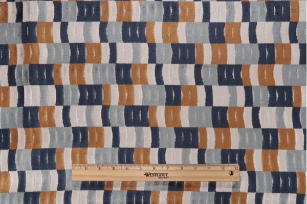 Click for 8.75 Yards Wheeler Velvet Upholstery Fabric in Harbor Wheeler Velvet Upholstery Fabric in Harbor