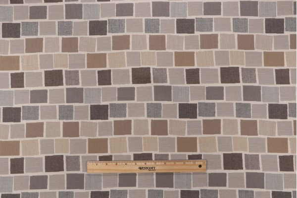 Sunbrella Blox Woven Solution Dyed Acrylic Outdoor Fabric in Slate